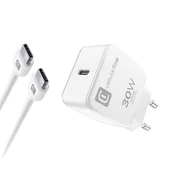 CellularLine CELLULARLINE hišni polnilec 30W + kabel C-C APPLE, (21074655)