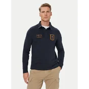 Aeronautica Militare Polo majica 262PO1941UJ00703 Mornarsko modra Regular Fit