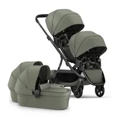 REDSBABY NUVO 2 Twin dječja kolica za blizance 2u1, Sage