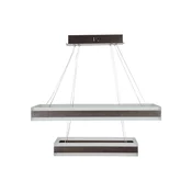 LED prigušiva luster na sajli LED/113W/230V 3000K braon