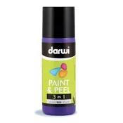 Barva za steklo, ki se odlepi DARWI Paint & Peel 3v1 80 ml - vijolična