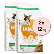 Iams Dog Adult Small Medium, Lamb 2x12 kg