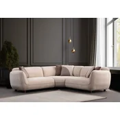 Atelier del Sofa Ugaona garnitura Pavia, 240x240 cm, Krem