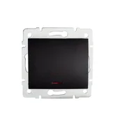 shumee Zvonec BREZ stikala z LED LOGI mat črna Kanlux 33632