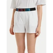 Calvin Klein Underwear Kratke hlače iz tkanine 000QS7194E Bela Relaxed Fit