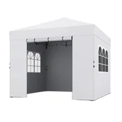 Northix Pop Up Canopy Tent 3 x 3 m, 4 Sidewalls, Waterproof