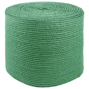 vidaXL Vrv iz jute 8 mm Zelena 100% Tossa jute