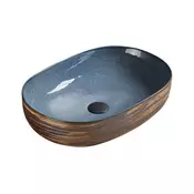 Mexen Agota vgradni umivalnik 58 x 40 cm, moder - 22025866
