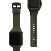 UAG Zaščitni pokrov in pas za pametno uro Scout+, olivni, Apple Watch 8/7 45 mm