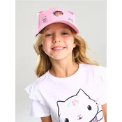 Sinsay - Pamučna kapa sa šiltom Gabbys Dollhouse - pastelno roze