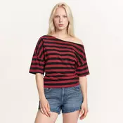 Cropp - Asimetrična bluza - maroon
