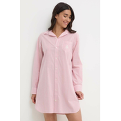 Spalna srajca Lauren Ralph Lauren ženska, roza barva, ILN32339