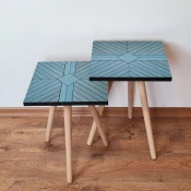 Hanah Home Set klub stocica 2Shp362, 2 komada, Plavi