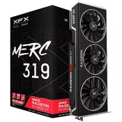XFX Video Card AMD Radeon RX-6800XT MERC 319 CORE, 16GB 256bit GDDR6, 225016000, PCI-E 4, 3x DP, HDMI, Triple Fan, 3 slot ( RX-68XTALFD9 )