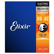 ELIXIR SUPER LIGHT NANOWEB 09-42 strune za električno kitaro
