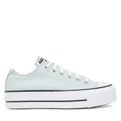 Modne superge Converse Chuck Taylor All Star Lift Platform A11876C Svetlo modra