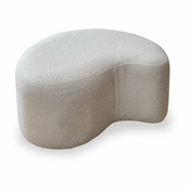Bel tabure iz tkanine bouclé Miuf – Miuform