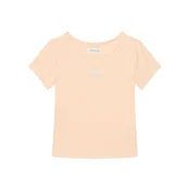 Calvin Klein Jeans Majica Monologo LVCKSJB11G Svetlo oranžna Regular Fit