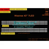 ES-3306 - HISENSE H43A5600, H43A5100 LED TRAKE