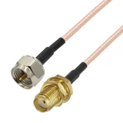 shumee Pigtail F vtič/SMA vtičnica RG316 1m