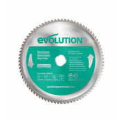 EVOLUTION Žagin list, 230mm, 80 zob, za aluminij