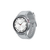 Samsung Galaxy Watch6 Classic 3,81 cm (1.5) OLED 47 mm Digitalno 480 x 480 pikseli Ekran osjetljiv na dodir Srebro Wi-Fi GPS