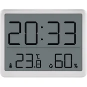 Emos EMOS digitalni sobni termometer in higrometer z uro, LCD, montaža