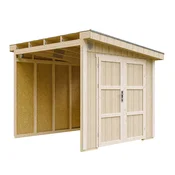 Timbela Vrtna hišica vrhunske kakovosti 5,9 m2 - V231x248x294 cm - Brez tal in stranske stene - Timbela M938B, (5000117194)