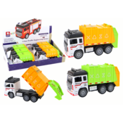 slomart LEAN TOYS Tovornjak smetnjak s prikolico