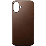 Nomad Modern Leather case, brown - iPhone 16 Plus (NM01698685)