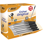 Bic BIC Cristal Original kemični svinčnik, črn, PAKET, (21655725)