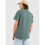 Globe Stray Striped T-Shirt night green Gr. XL