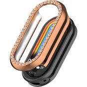 GS Ovitek Diamond za Xiaomi Smart Mi Band 9, roza zlat