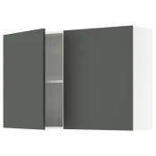 KNOXHULT Zidni ormaric s vratima, tamnosiva, 120x75 cm