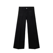 MANGO Kavbojke JESSIE črn denim