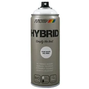 Barvni spreji sijaj RAL 400ml HYBRID Motip - Srebrna
