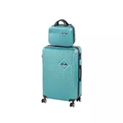 Komplet kovčkov TraveLux Pro V na kolesih laguna modra
