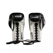 Venum Rukavice za boks sa pertlama Giant 2.0 Mike Tyson Pro, Crno-bele