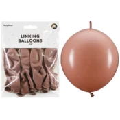shumee Baloni s povezovalcem 33 cm prašno roza 20 kosov.