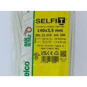 Kabelske vezice sive 140x3,5 mm - SapiSelco (1 pak/100 kos) SEL.21.210R