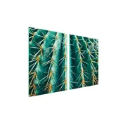 shumee Steklena zaščitna plošča za štedilnik 2x45x52 Cactus