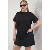 Trendyol Curve Ženska majica Tbbss25Bf00077, Crna