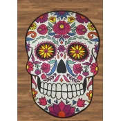 Lessentiel Maison Kupatilski otirac Skull, 100x180cm, Šareni