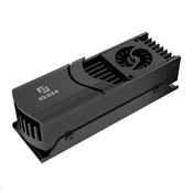 AKASA SSD hladilnik Gecko Pro LX, aktivno hlajenje za M.2 NVMe PCIe 5.0
