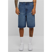Mens 90s Heavy Denim Shorts Blue