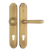Varnostna armatura TWIN ALT WIEN HTSI W3 (ABR), gonilka desno/krogla, Odprtina za cilindrični vložek PZ, Twin ABR (patinirana medenina), 72 mm