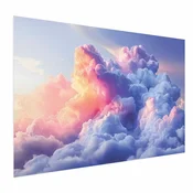 shumee Plakat - Oblaki kot naslikani: umetniški čopiči zore slikajo nebo