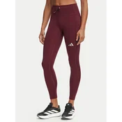 adidas Pajkice Run Essentials Full Length Leggings KQ8195 Bordo rdeča Slim Fit