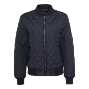 Womens Diamond Quilt Jacket Blue