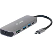 D-LINK DUB-2325/E 5in1 USB-C Hub with Card Reader